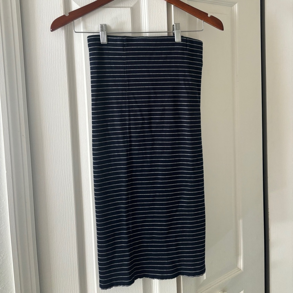 Polo navy striped tube skirt/dresss